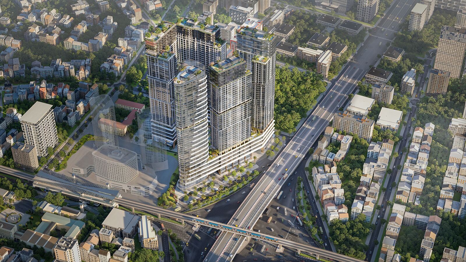 Sun Feliza Suites Cầu Giấy – phối cảnh minh họa