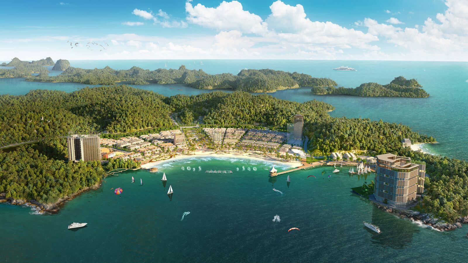 Xanh Island Cát Bà – phối cảnh minh họa